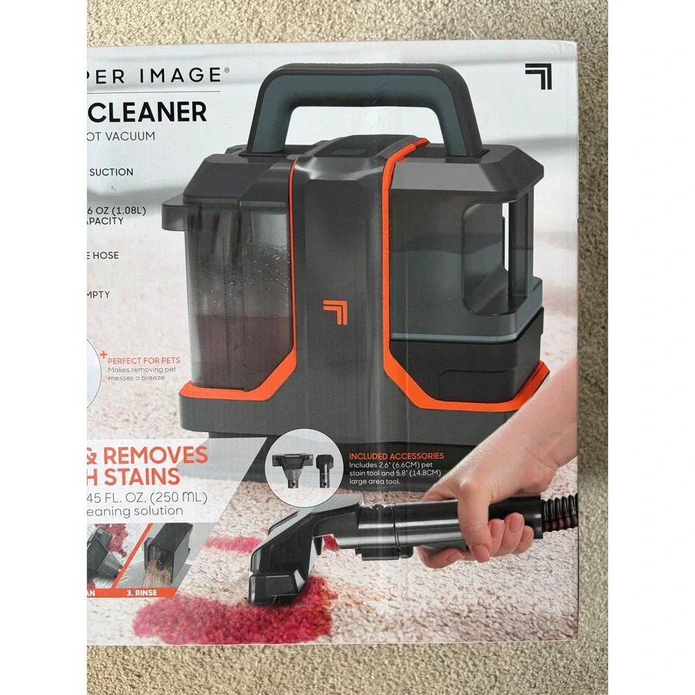 Sharper Image Portable Spot Vacuum Stain Cleaner for Pets Carpet and Upholstery